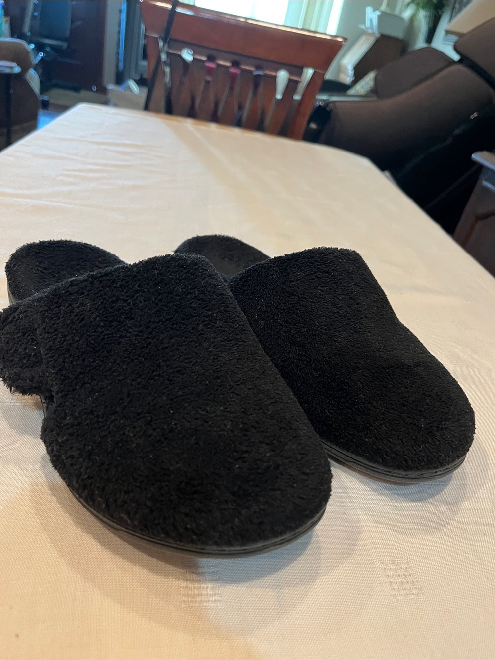 Vionic Gemma II Black Slippers size 8 womenâs